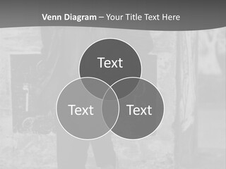 Man Posing '80 20Th Century PowerPoint Template