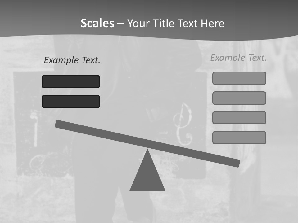 Man Posing '80 20Th Century PowerPoint Template