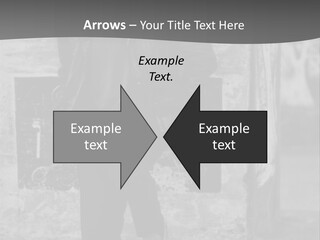 Man Posing '80 20Th Century PowerPoint Template