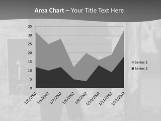 Man Posing '80 20Th Century PowerPoint Template