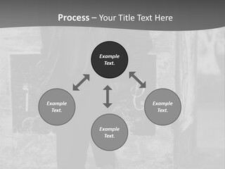 Man Posing '80 20Th Century PowerPoint Template