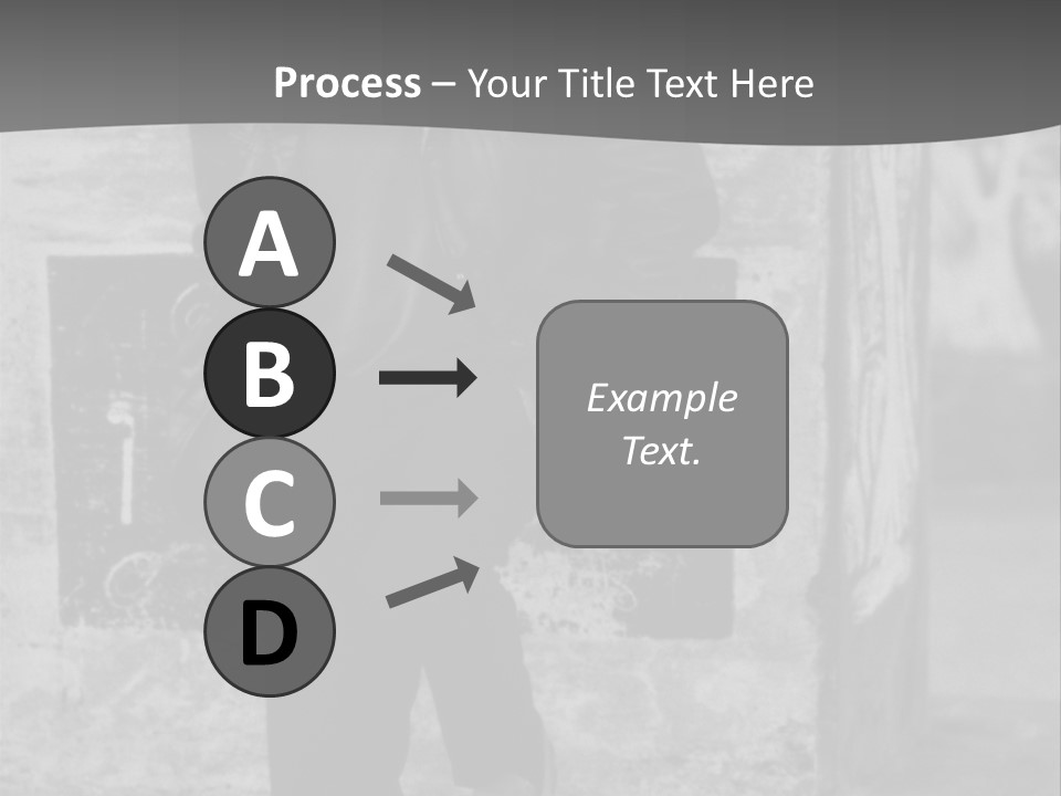 Man Posing '80 20Th Century PowerPoint Template