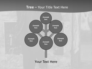 Man Posing '80 20Th Century PowerPoint Template