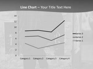 Man Posing '80 20Th Century PowerPoint Template