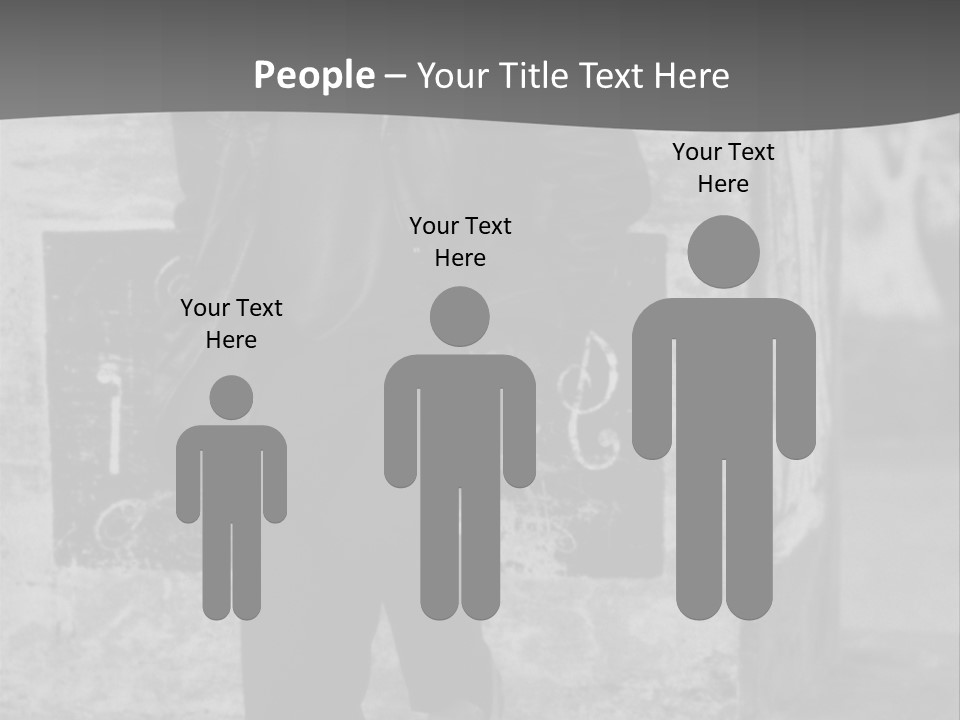 Man Posing '80 20Th Century PowerPoint Template