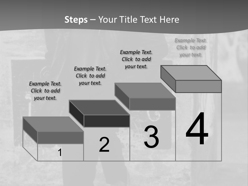 Man Posing '80 20Th Century PowerPoint Template