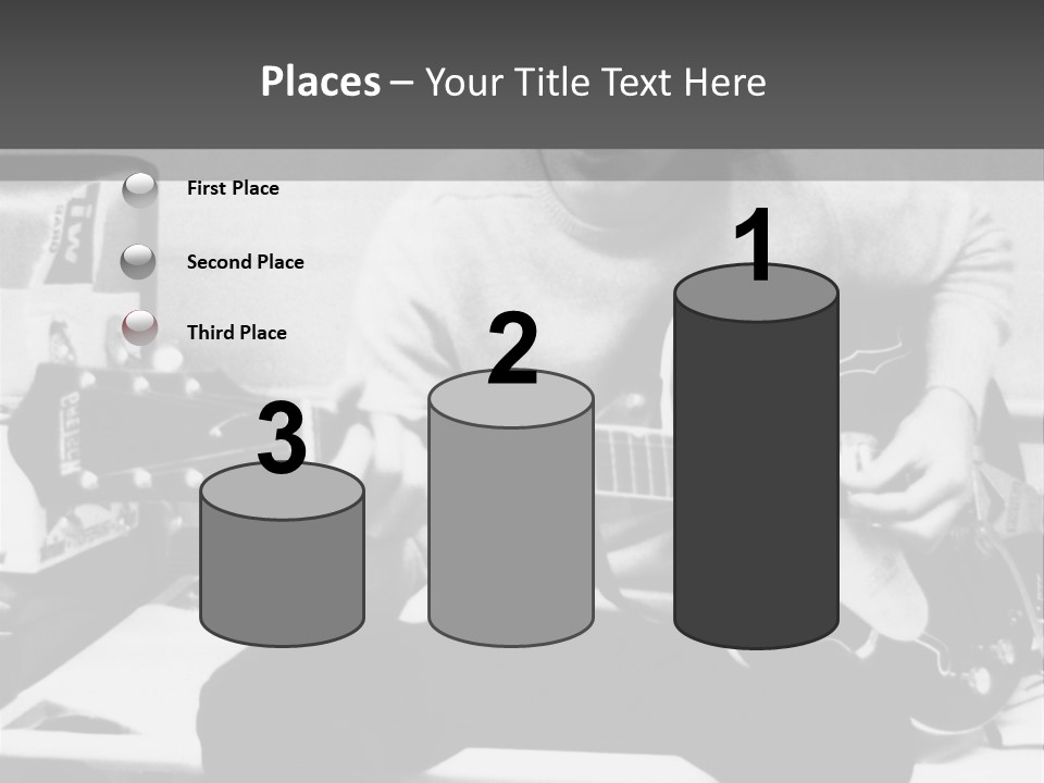 Paul Mccartney With Guitar PowerPoint Template