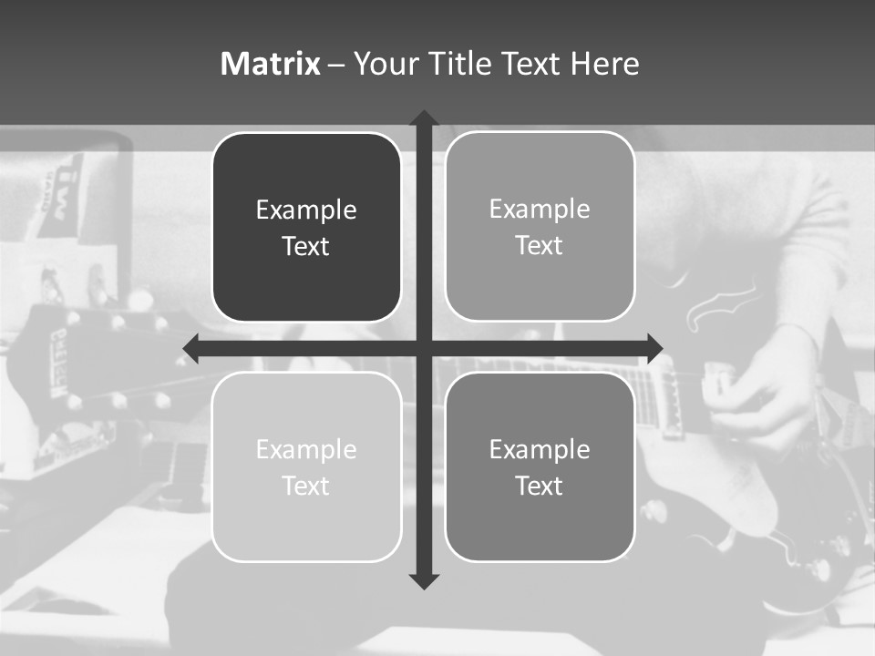 Paul Mccartney With Guitar PowerPoint Template