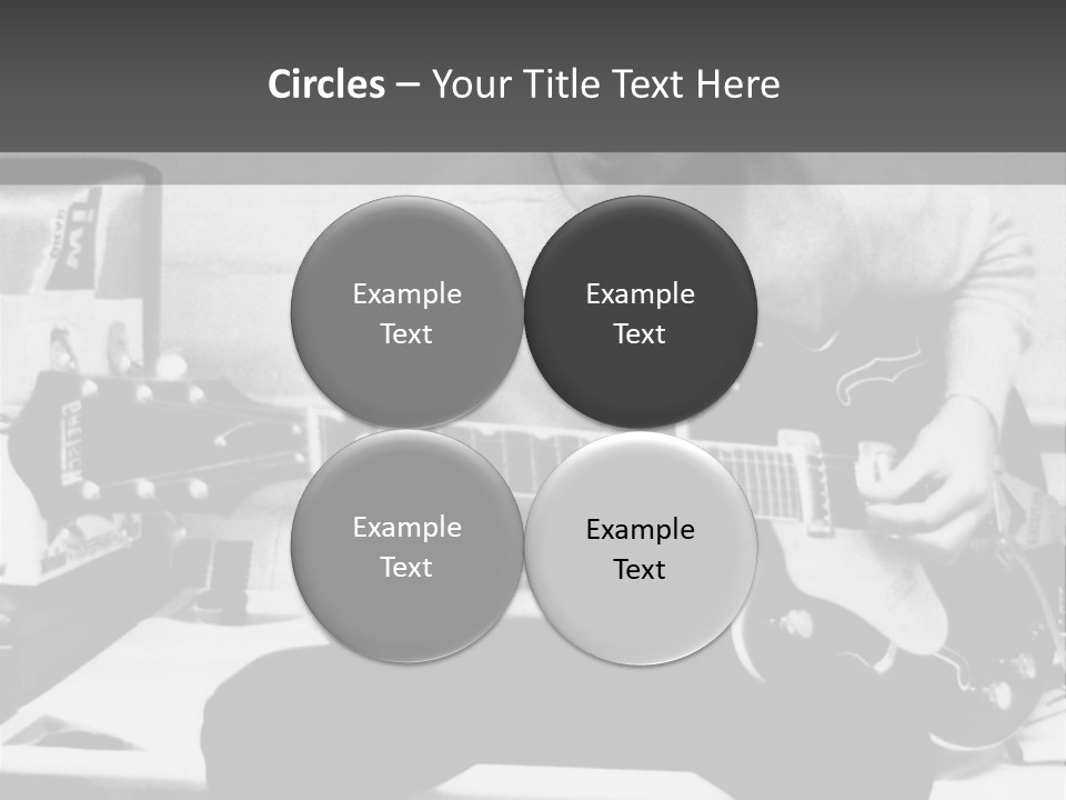 Paul Mccartney With Guitar PowerPoint Template