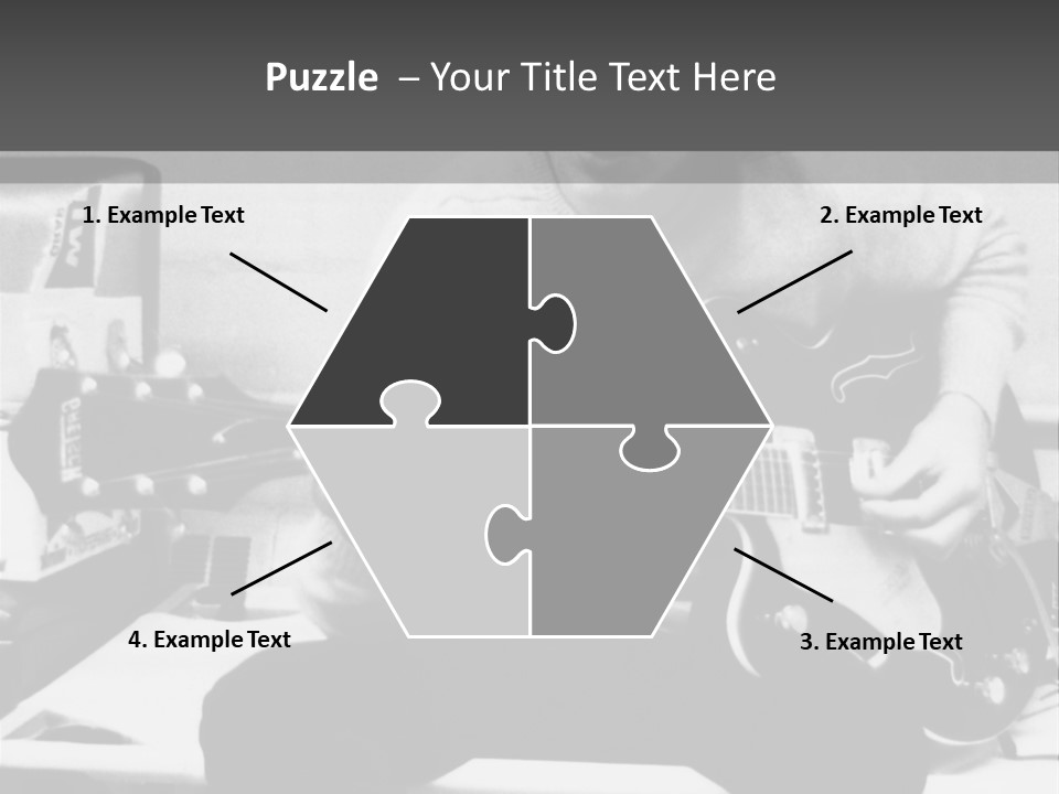 Paul Mccartney With Guitar PowerPoint Template