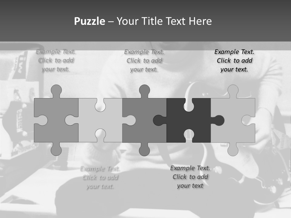 Paul Mccartney With Guitar PowerPoint Template