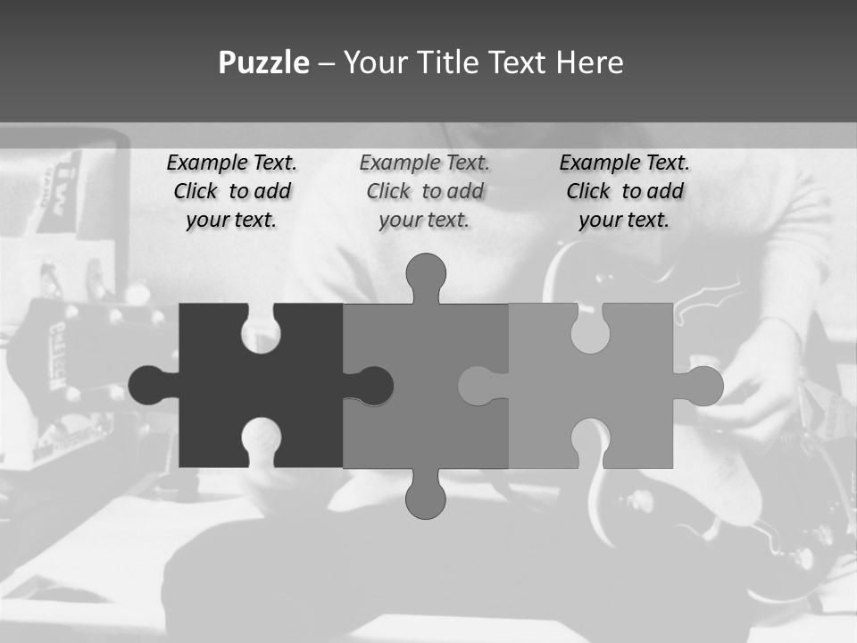 Paul Mccartney With Guitar PowerPoint Template