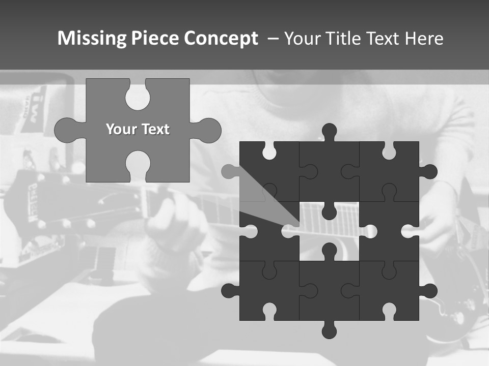 Paul Mccartney With Guitar PowerPoint Template