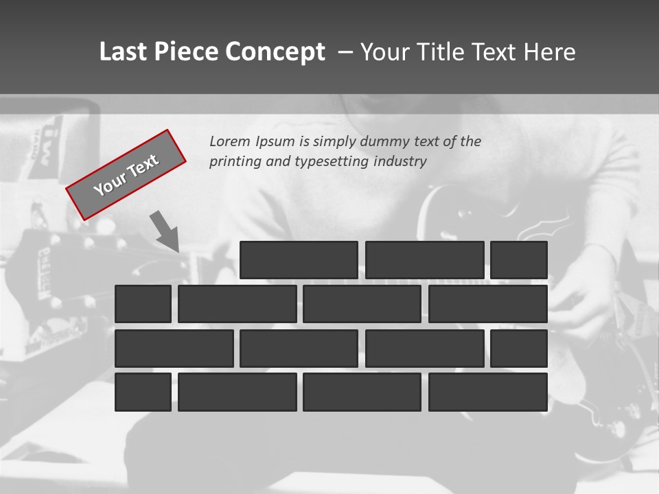 Paul Mccartney With Guitar PowerPoint Template