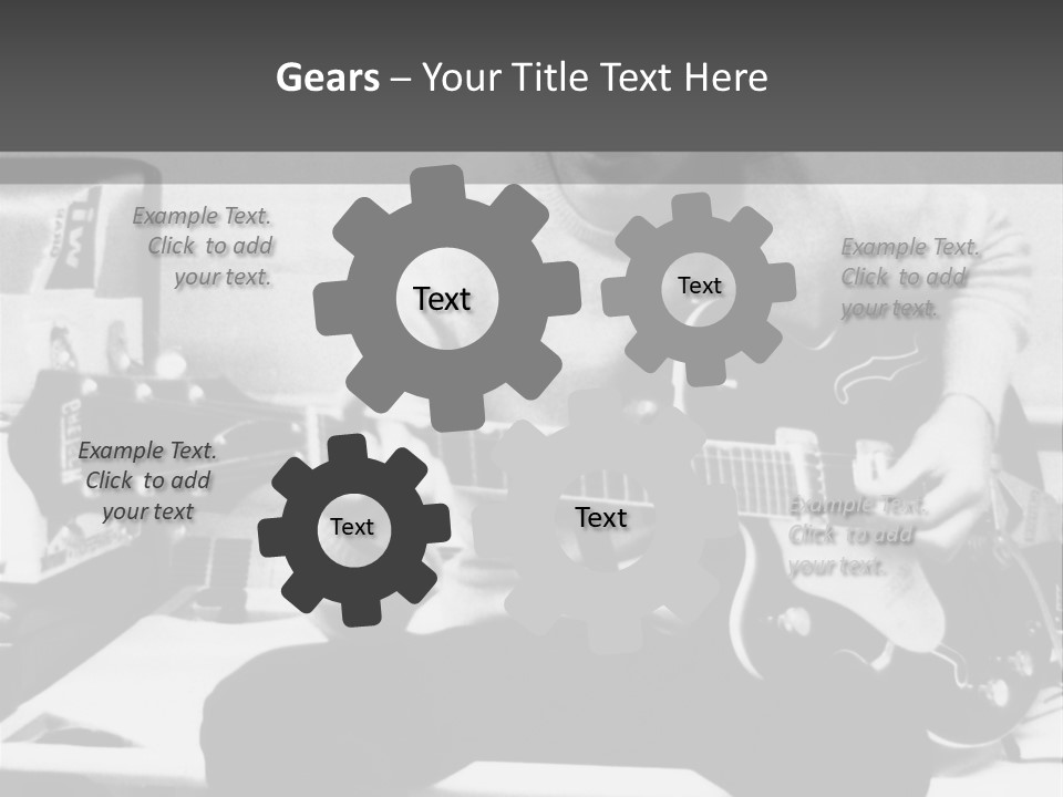 Paul Mccartney With Guitar PowerPoint Template