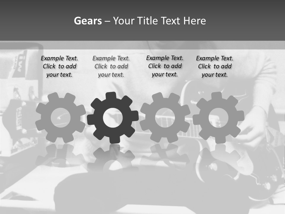 Paul Mccartney With Guitar PowerPoint Template