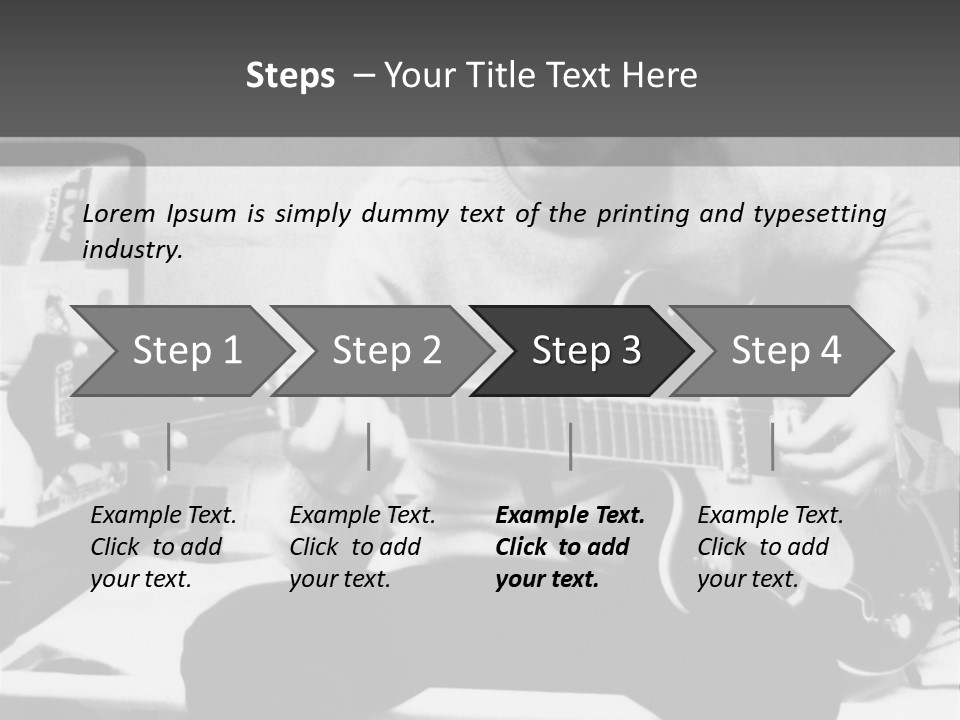 Paul Mccartney With Guitar PowerPoint Template