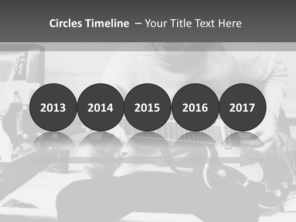 Paul Mccartney With Guitar PowerPoint Template