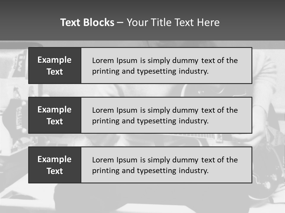 Paul Mccartney With Guitar PowerPoint Template