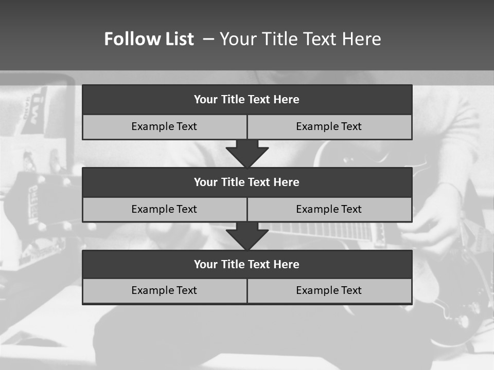 Paul Mccartney With Guitar PowerPoint Template