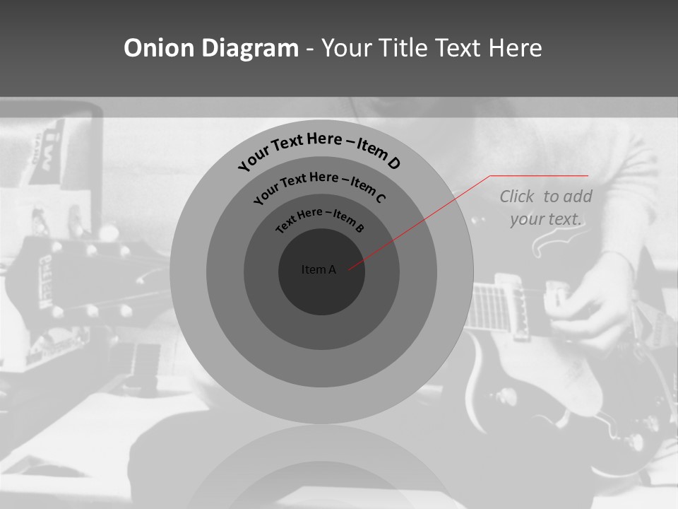 Paul Mccartney With Guitar PowerPoint Template