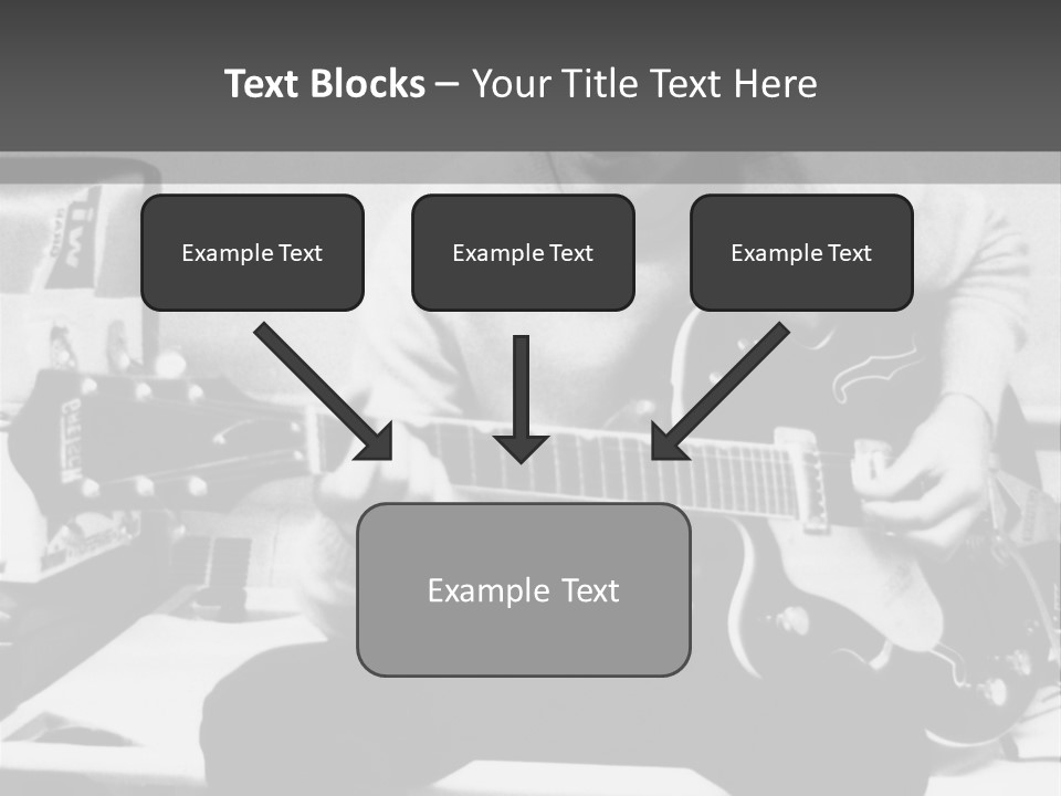 Paul Mccartney With Guitar PowerPoint Template