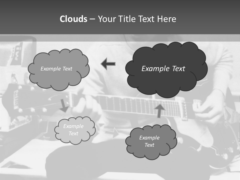 Paul Mccartney With Guitar PowerPoint Template