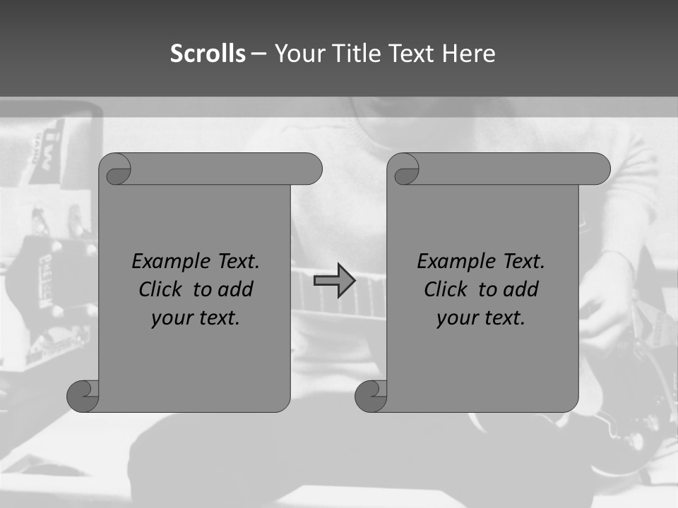 Paul Mccartney With Guitar PowerPoint Template