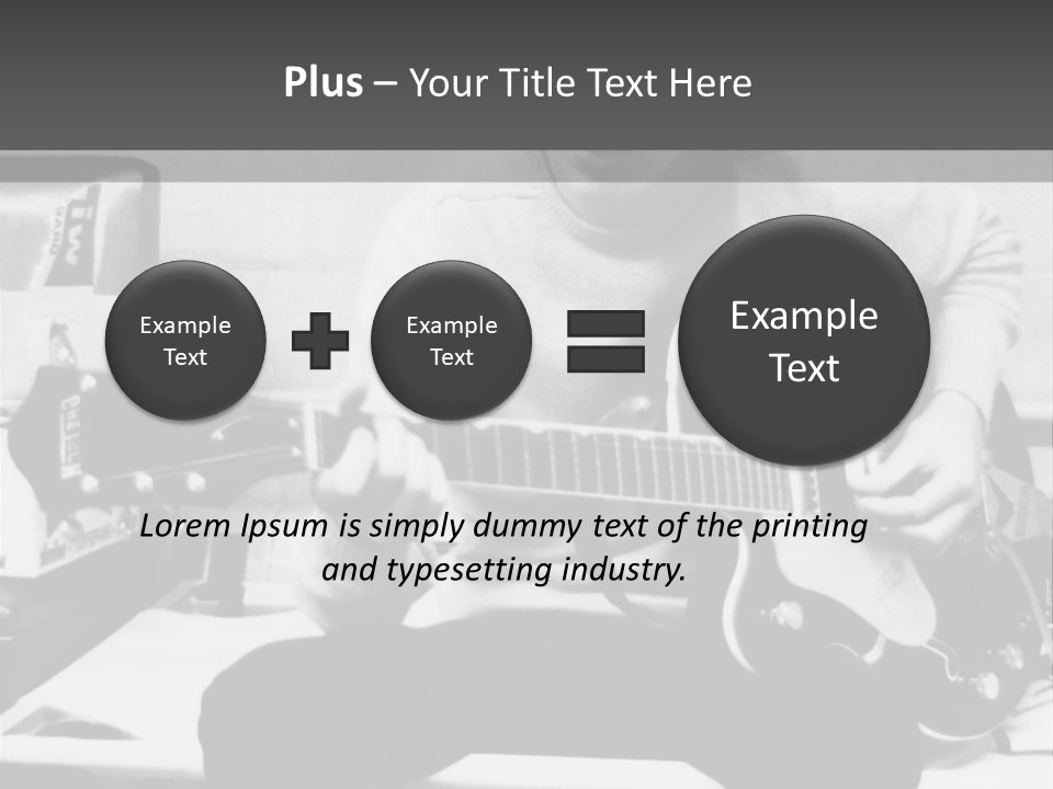 Paul Mccartney With Guitar PowerPoint Template