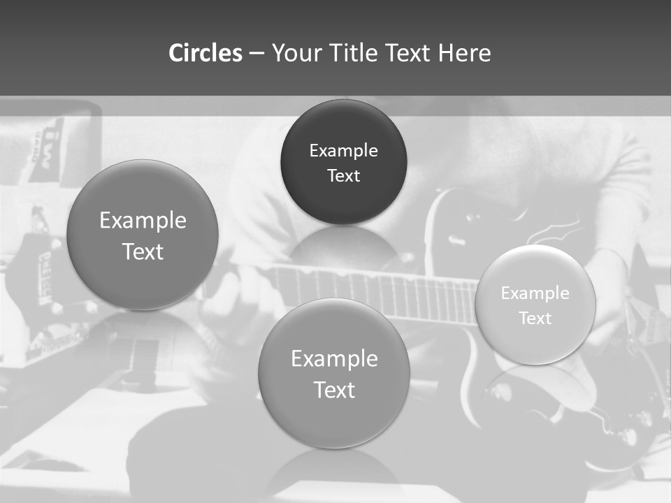 Paul Mccartney With Guitar PowerPoint Template