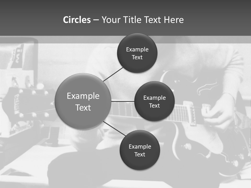 Paul Mccartney With Guitar PowerPoint Template