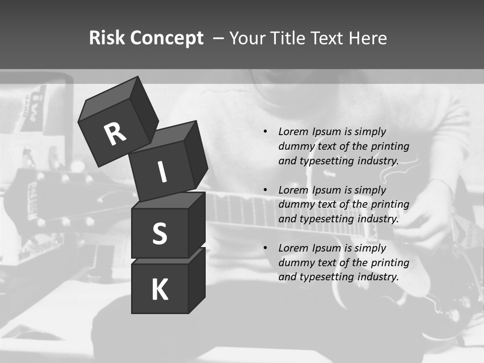 Paul Mccartney With Guitar PowerPoint Template