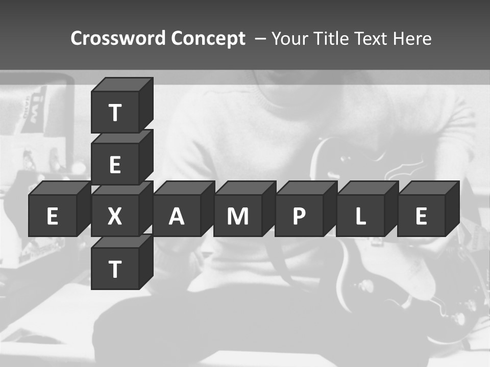 Paul Mccartney With Guitar PowerPoint Template