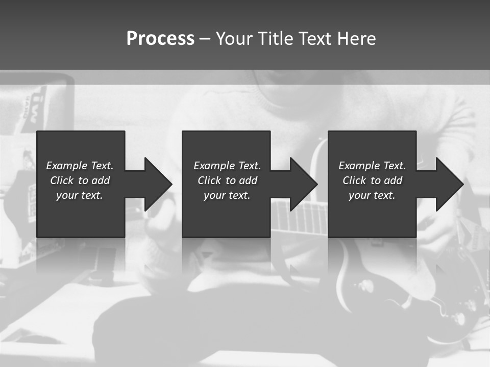 Paul Mccartney With Guitar PowerPoint Template