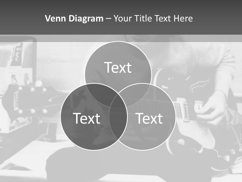 Paul Mccartney With Guitar PowerPoint Template