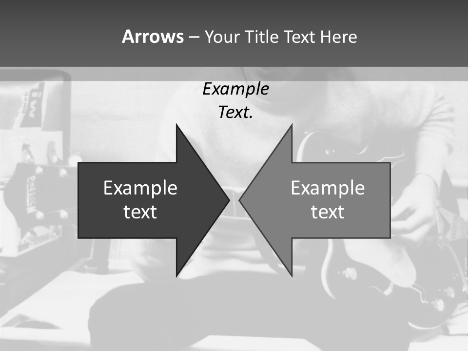 Paul Mccartney With Guitar PowerPoint Template