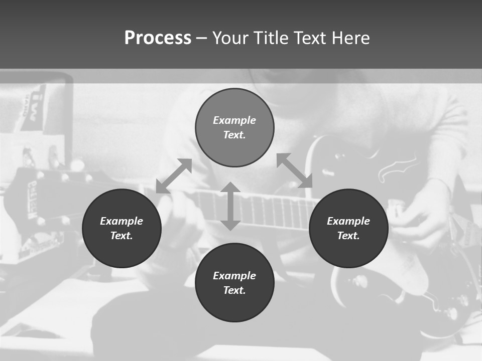 Paul Mccartney With Guitar PowerPoint Template