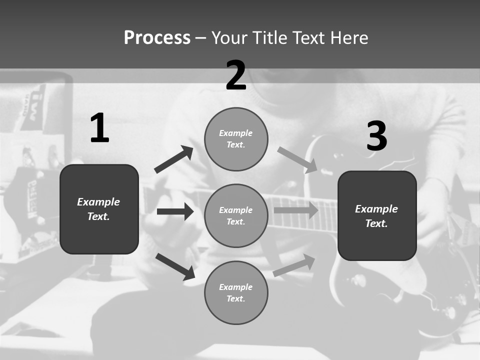 Paul Mccartney With Guitar PowerPoint Template