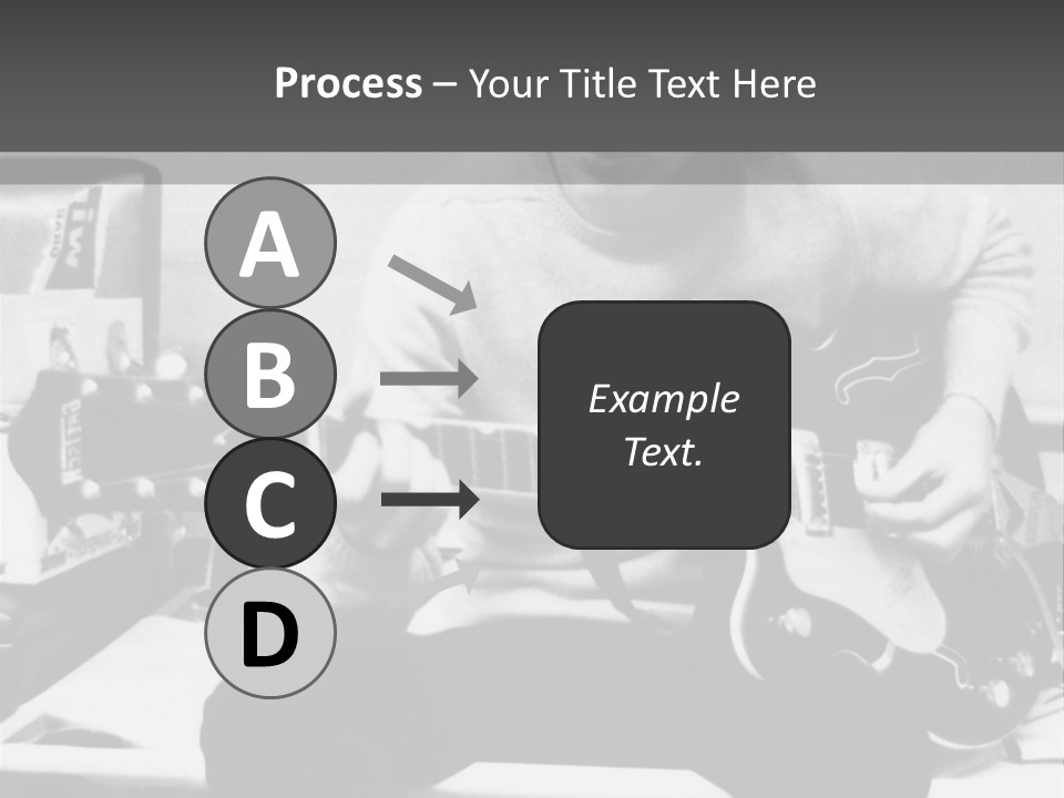Paul Mccartney With Guitar PowerPoint Template