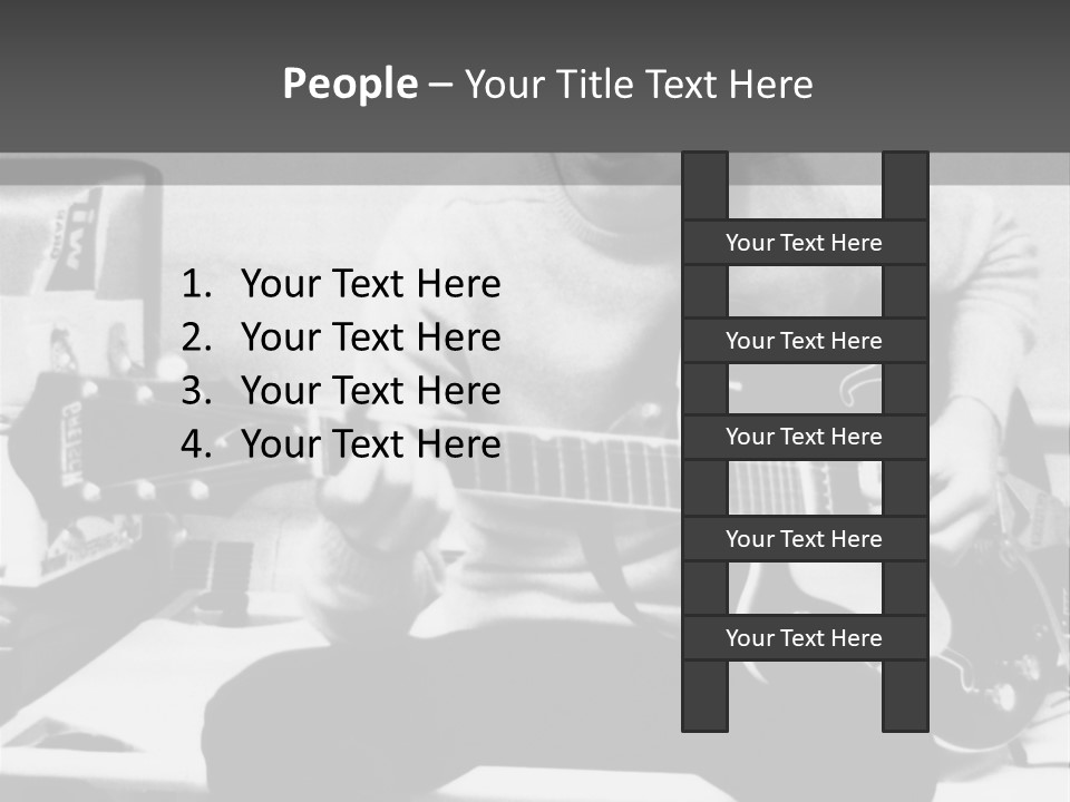 Paul Mccartney With Guitar PowerPoint Template