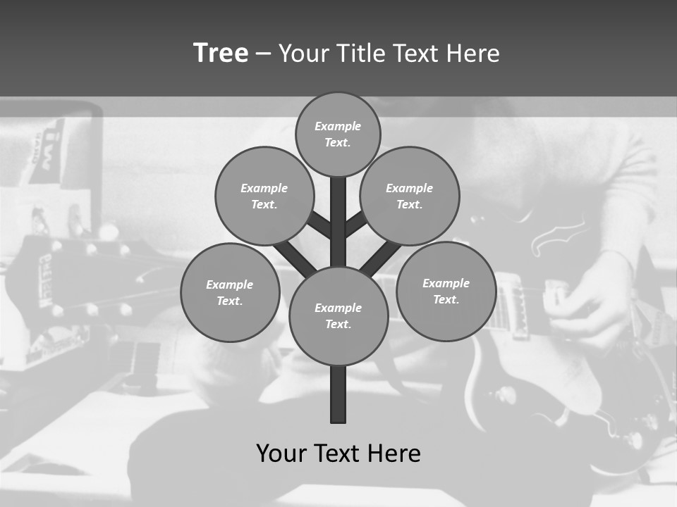 Paul Mccartney With Guitar PowerPoint Template