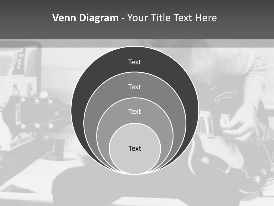Paul Mccartney With Guitar PowerPoint Template