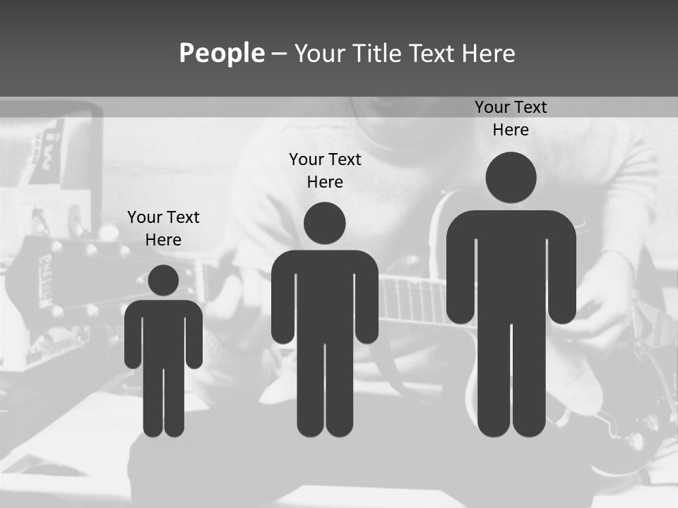 Paul Mccartney With Guitar PowerPoint Template