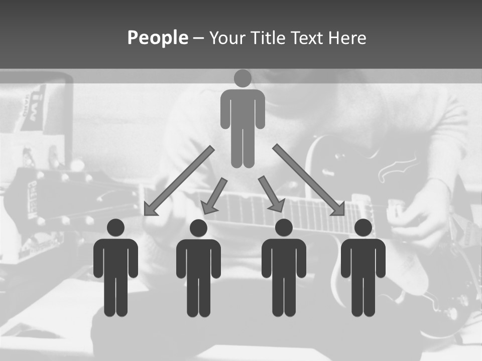 Paul Mccartney With Guitar PowerPoint Template