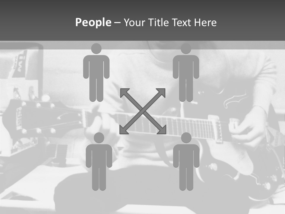 Paul Mccartney With Guitar PowerPoint Template