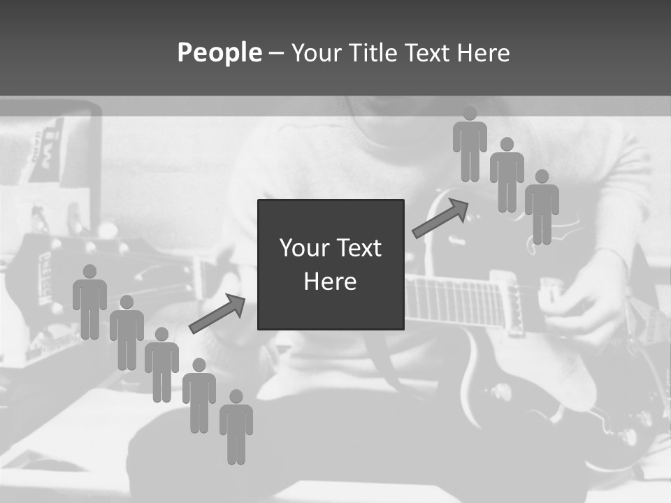 Paul Mccartney With Guitar PowerPoint Template