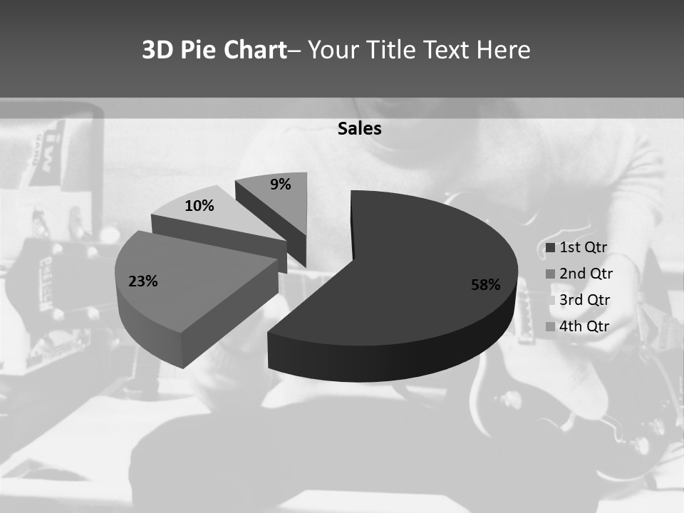 Paul Mccartney With Guitar PowerPoint Template