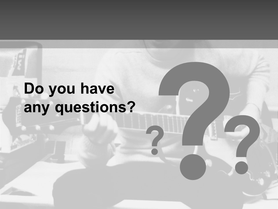 Paul Mccartney With Guitar PowerPoint Template