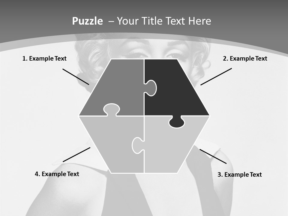 Marilyn Monroe Vintage Image PowerPoint Template