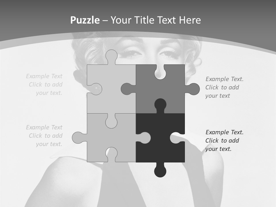 Marilyn Monroe Vintage Image PowerPoint Template